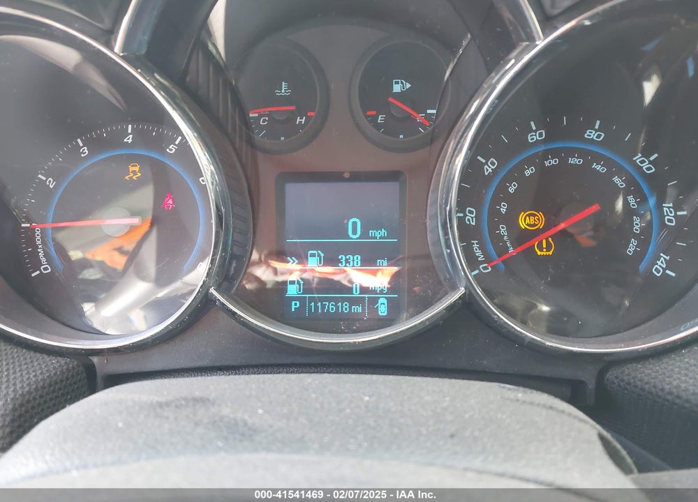 2012 CHEVROLET CRUZE 1LT VIN: 1G1PF5SCXC7383841