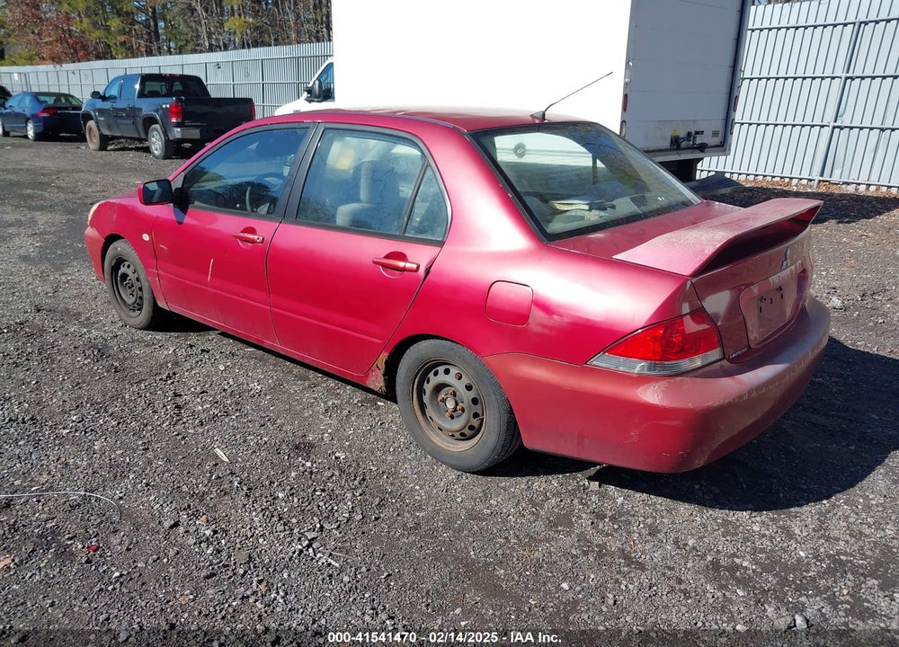2005 MITSUBISHI LANCER ES VIN: JA3AJ26E55U031209