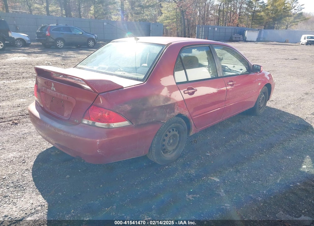 2005 MITSUBISHI LANCER ES VIN: JA3AJ26E55U031209