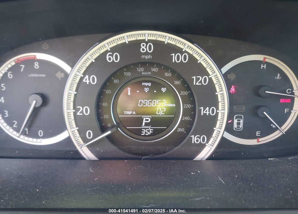 2013 HONDA ACCORD VIN: 1HGCR2F71DA237875