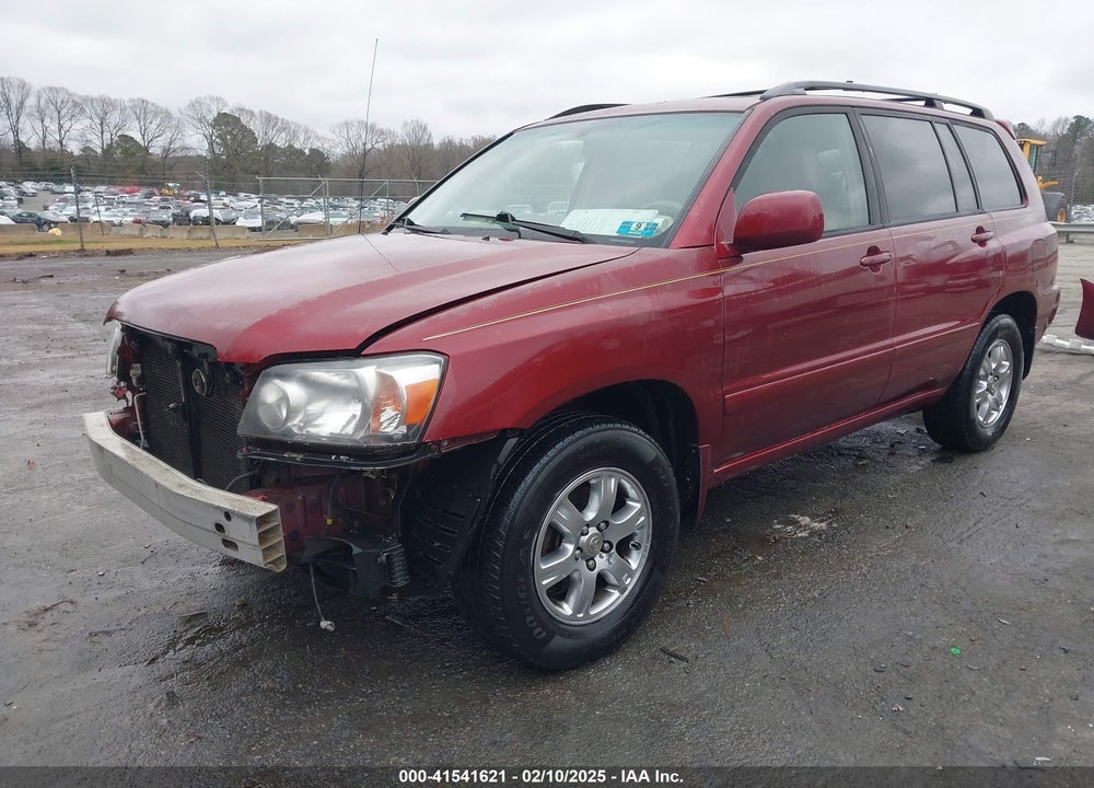 2007 TOYOTA HIGHLANDER V6 VIN: JTEEP21A870209402