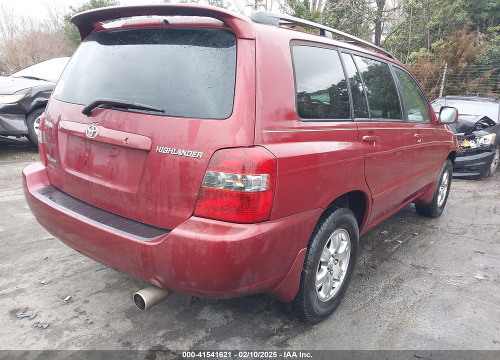 2007 TOYOTA HIGHLANDER V6 VIN: JTEEP21A870209402