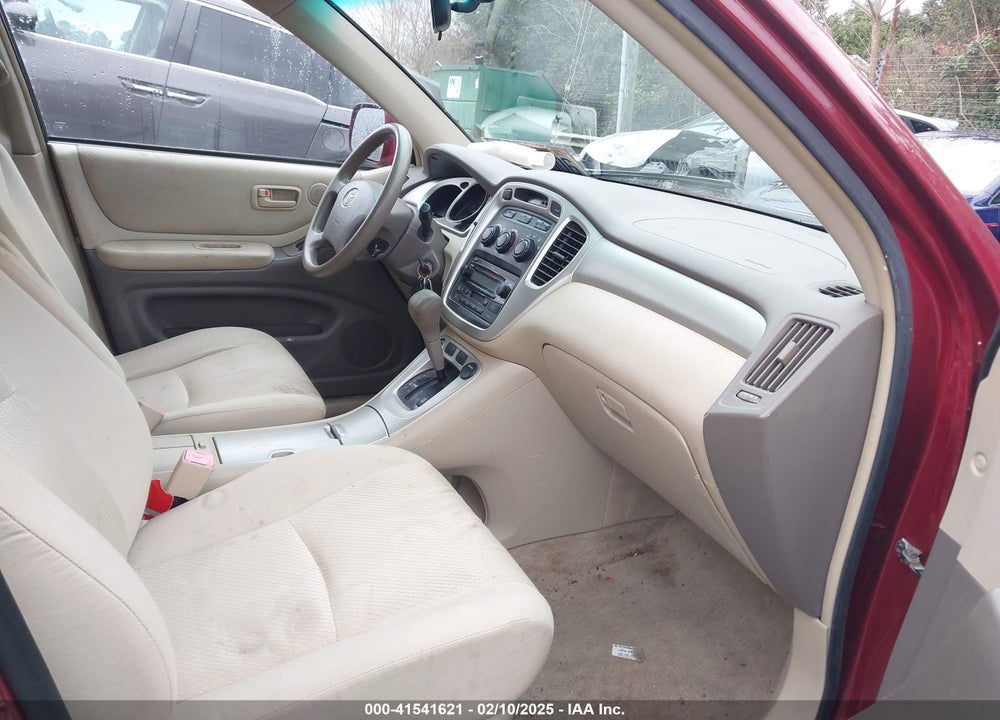 2007 TOYOTA HIGHLANDER V6 VIN: JTEEP21A870209402
