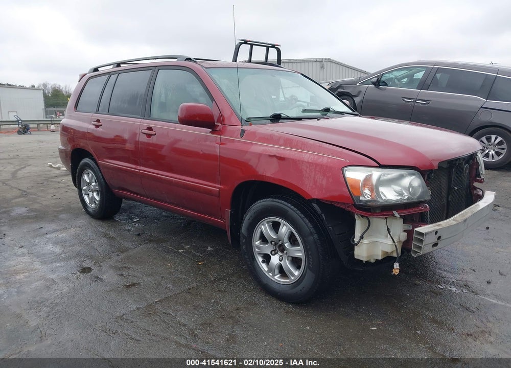 2007 TOYOTA HIGHLANDER V6 VIN: JTEEP21A870209402