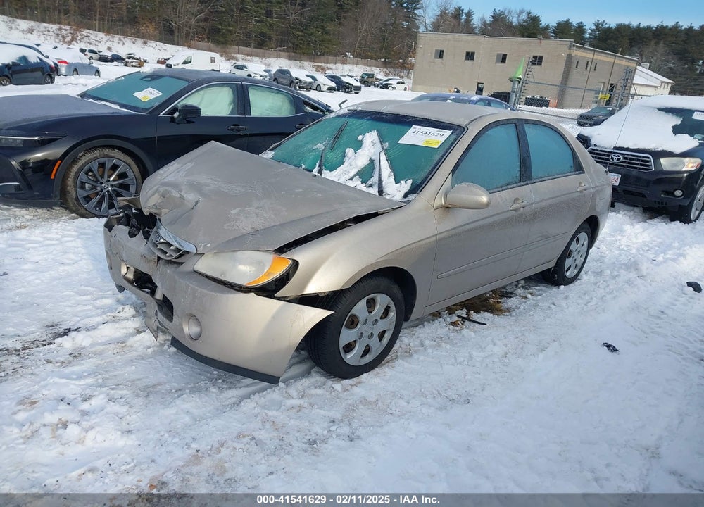 2006 KIA SPECTRA VIN: KNAFE122465242704