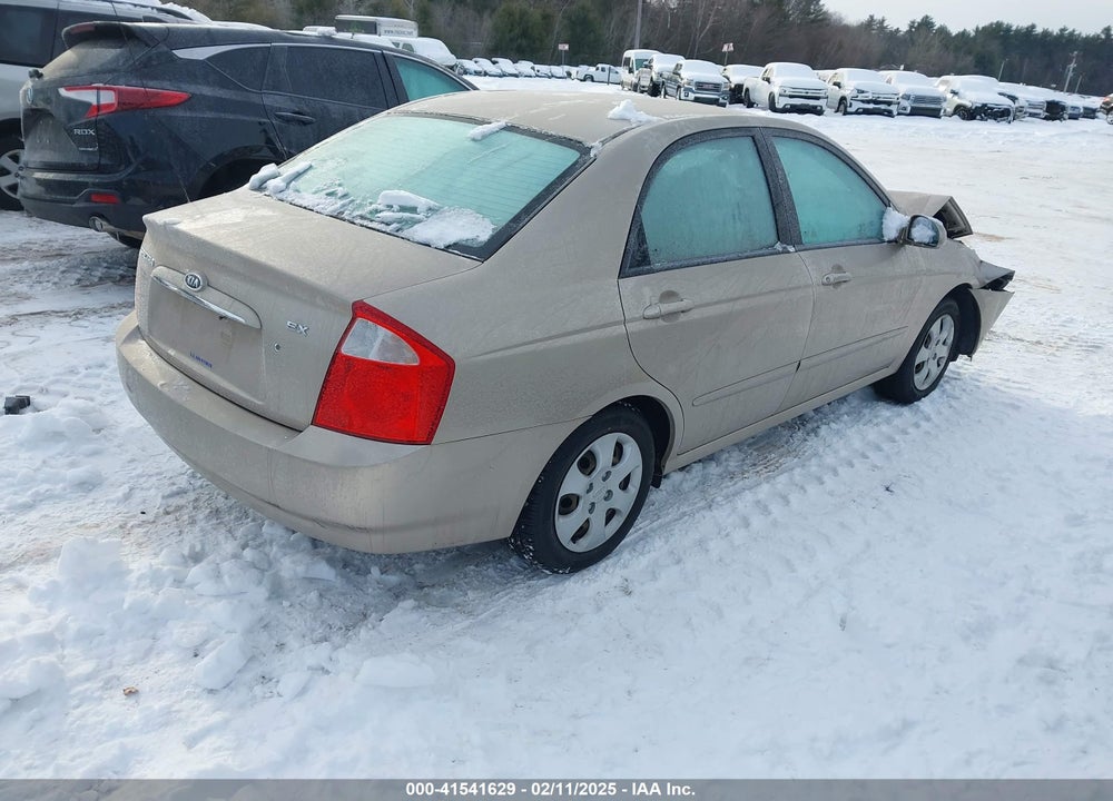 2006 KIA SPECTRA VIN: KNAFE122465242704