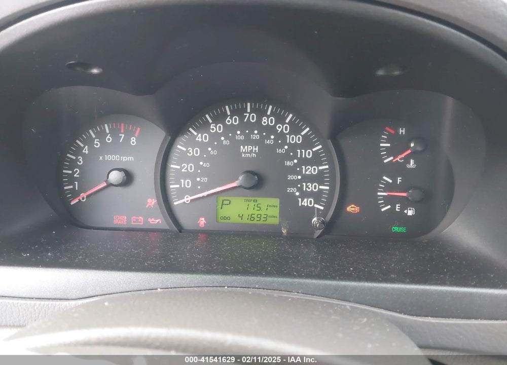 2006 KIA SPECTRA VIN: KNAFE122465242704