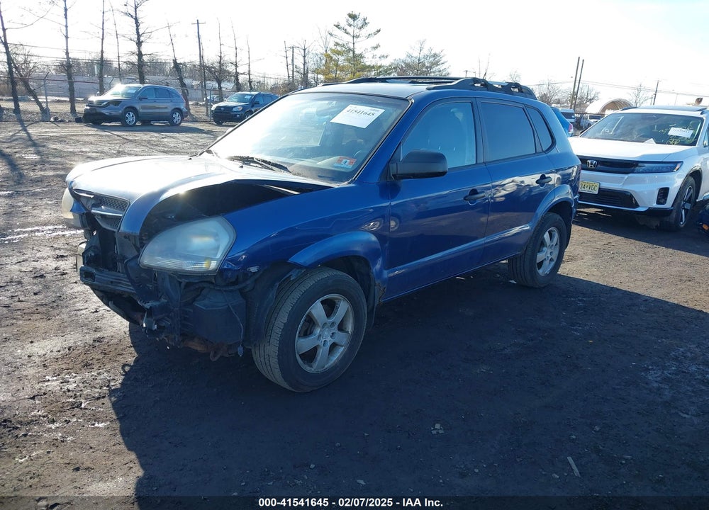 2008 HYUNDAI TUCSON GLS VIN: KM8JM12B28U913372