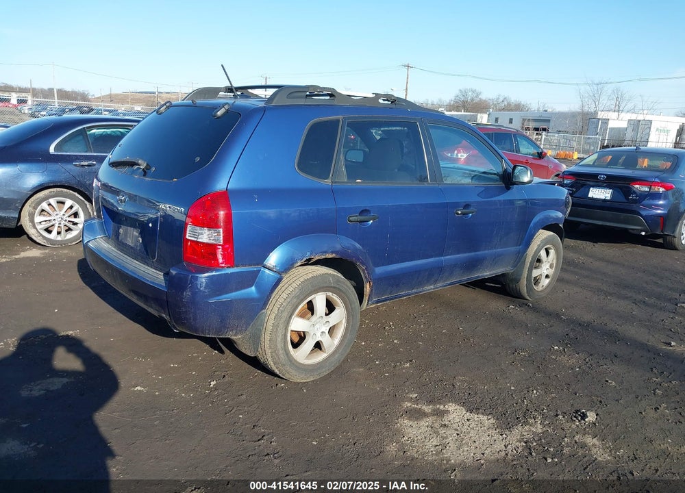 2008 HYUNDAI TUCSON GLS VIN: KM8JM12B28U913372