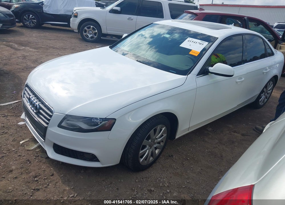 2011 AUDI A4 2.0T PREMIUM VIN: WAUFFAFL6BN056463