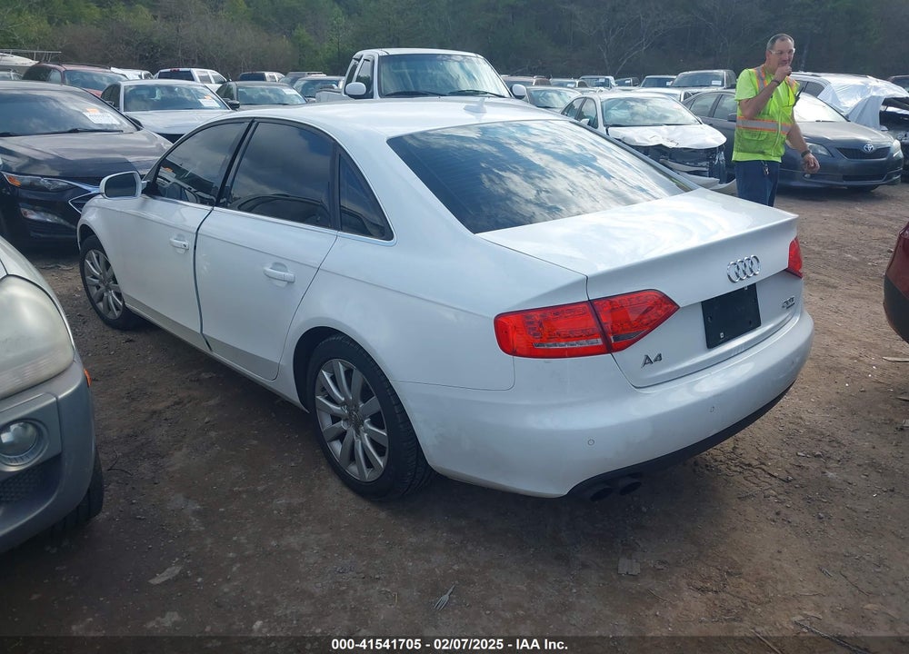 2011 AUDI A4 2.0T PREMIUM VIN: WAUFFAFL6BN056463