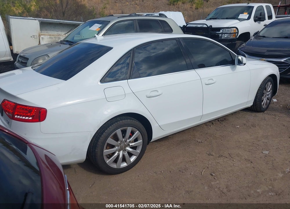 2011 AUDI A4 2.0T PREMIUM VIN: WAUFFAFL6BN056463