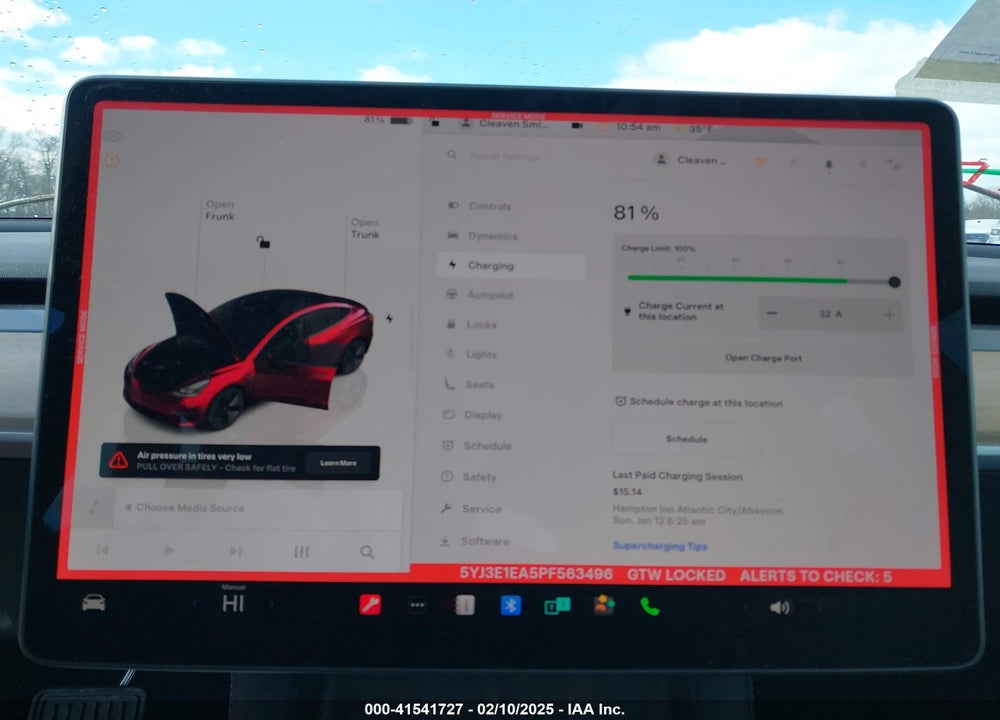 2023 TESLA MODEL 3 REAR-WHEEL DRIVE VIN: 5YJ3E1EA5PF563496