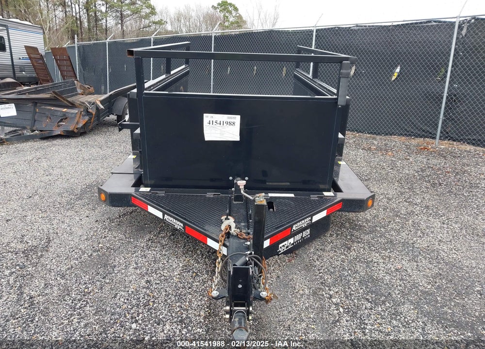 2017 ANDERSON MANUFACTURING LOWBED VIN: 4YNBN0919HC083498