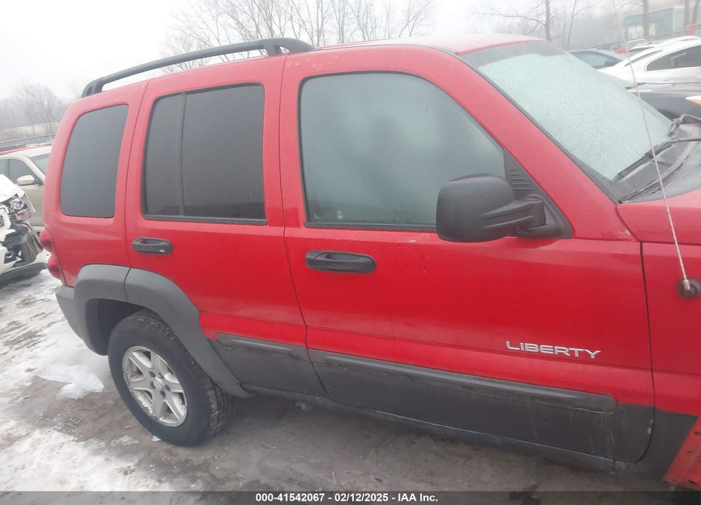 2004 JEEP LIBERTY SPORT VIN: 1J8GL48K04W318490