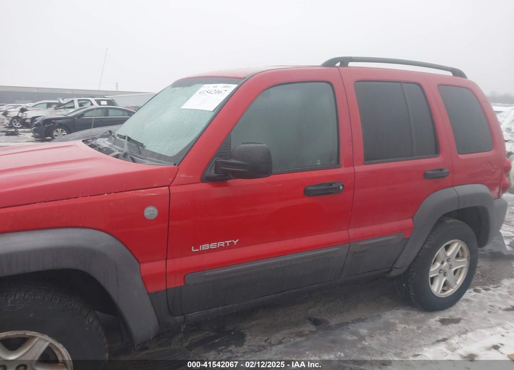 2004 JEEP LIBERTY SPORT VIN: 1J8GL48K04W318490