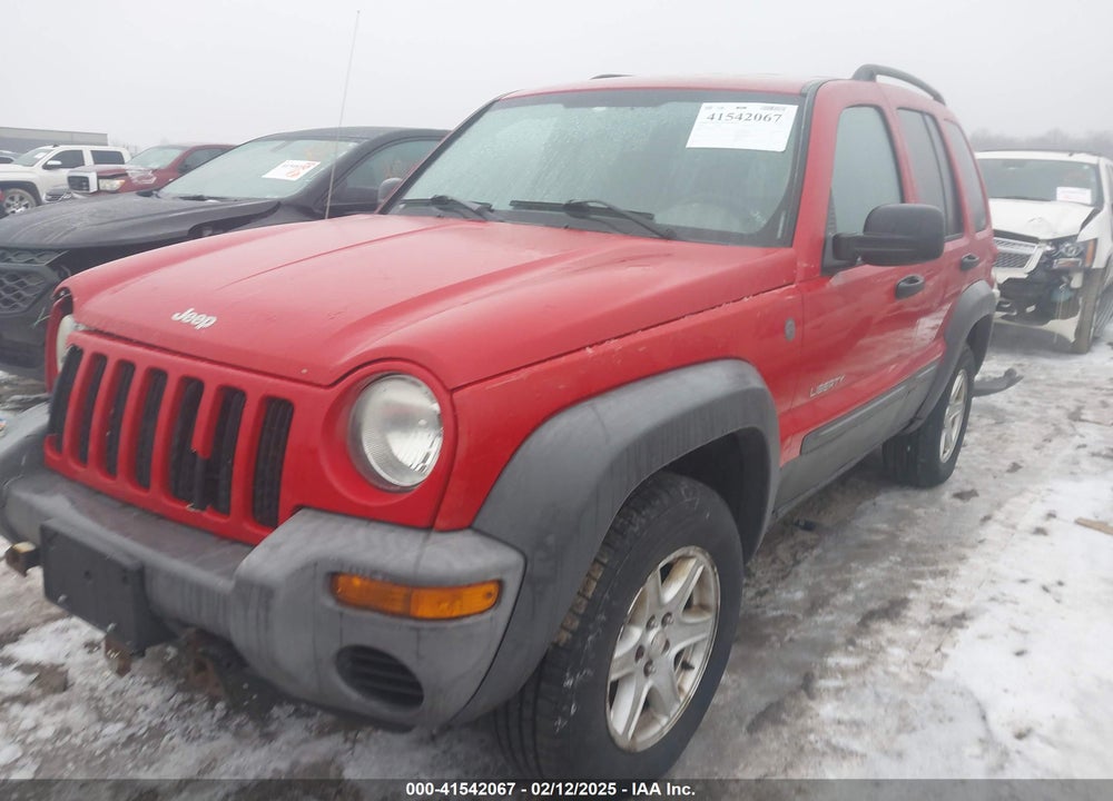 2004 JEEP LIBERTY SPORT VIN: 1J8GL48K04W318490