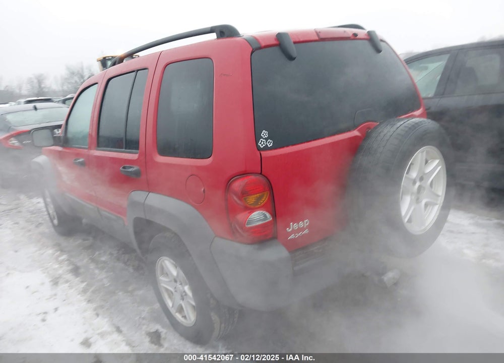 2004 JEEP LIBERTY SPORT VIN: 1J8GL48K04W318490