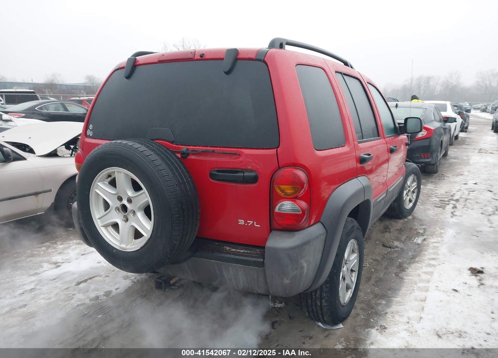 2004 JEEP LIBERTY SPORT VIN: 1J8GL48K04W318490
