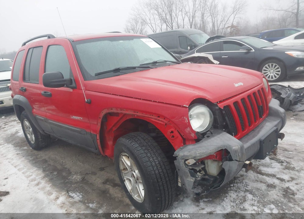 2004 JEEP LIBERTY SPORT VIN: 1J8GL48K04W318490
