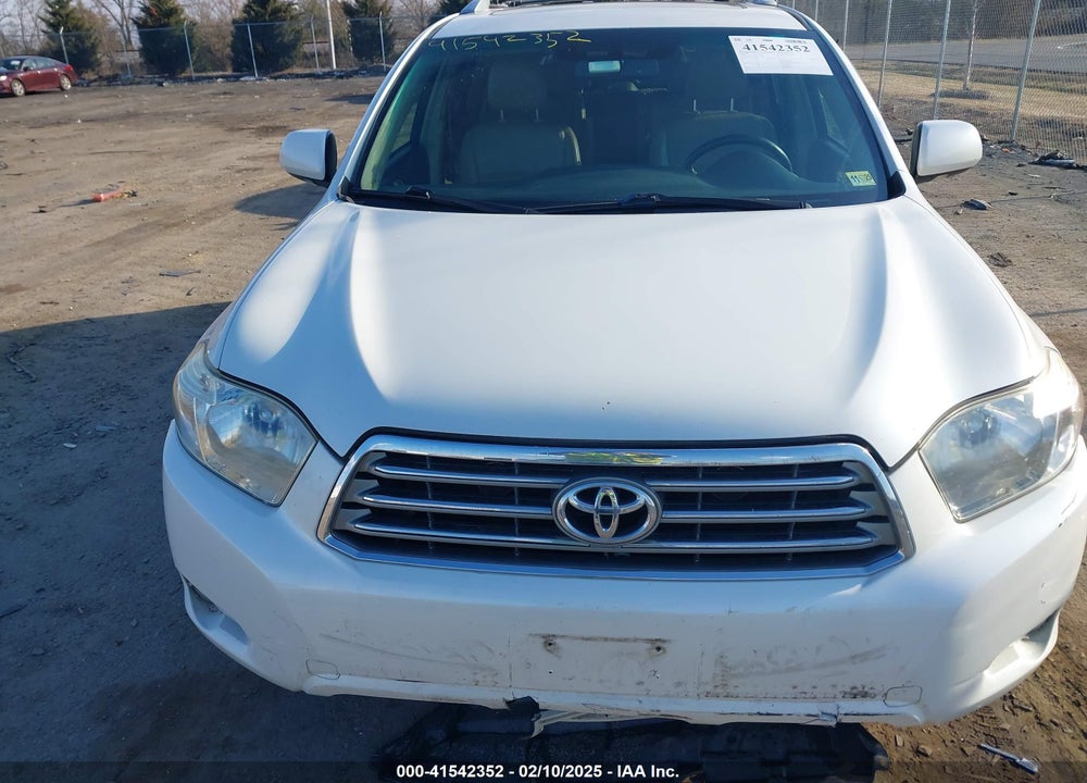 2008 TOYOTA HIGHLANDER LIMITED VIN: JTEES42A982103300