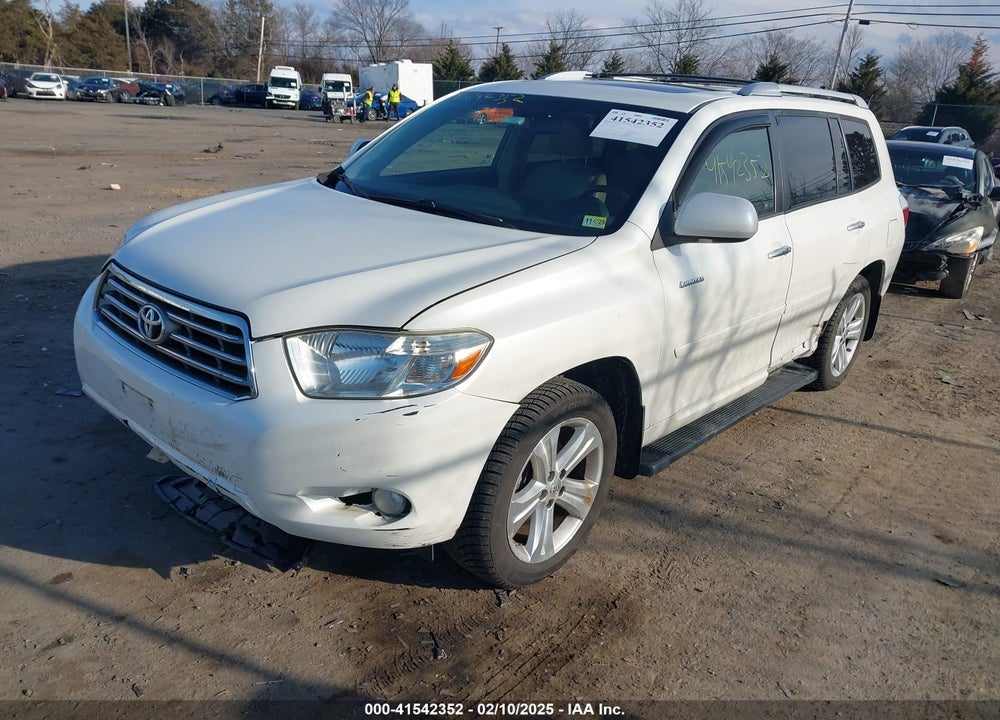 2008 TOYOTA HIGHLANDER LIMITED VIN: JTEES42A982103300