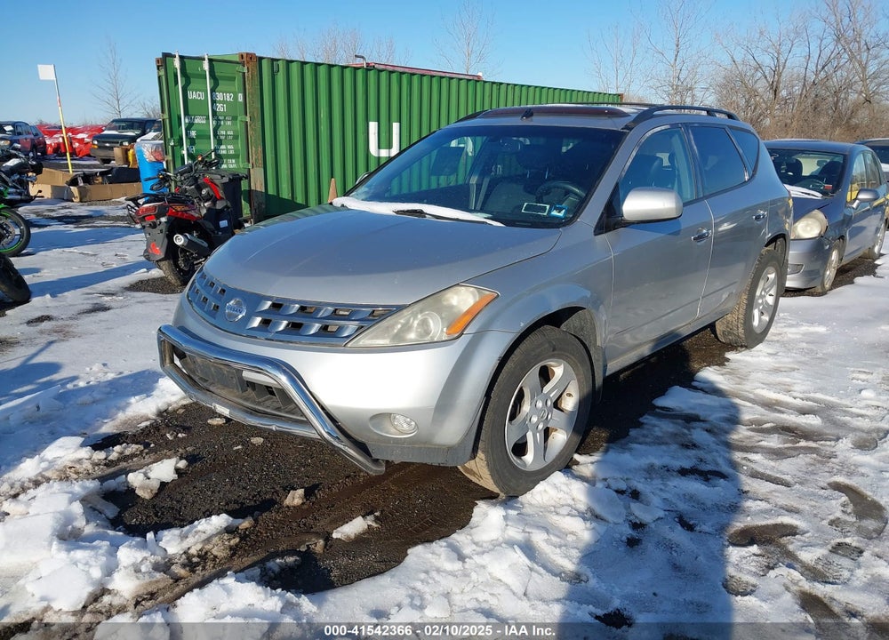 2005 NISSAN MURANO VIN: JN8AZ08W45W438158