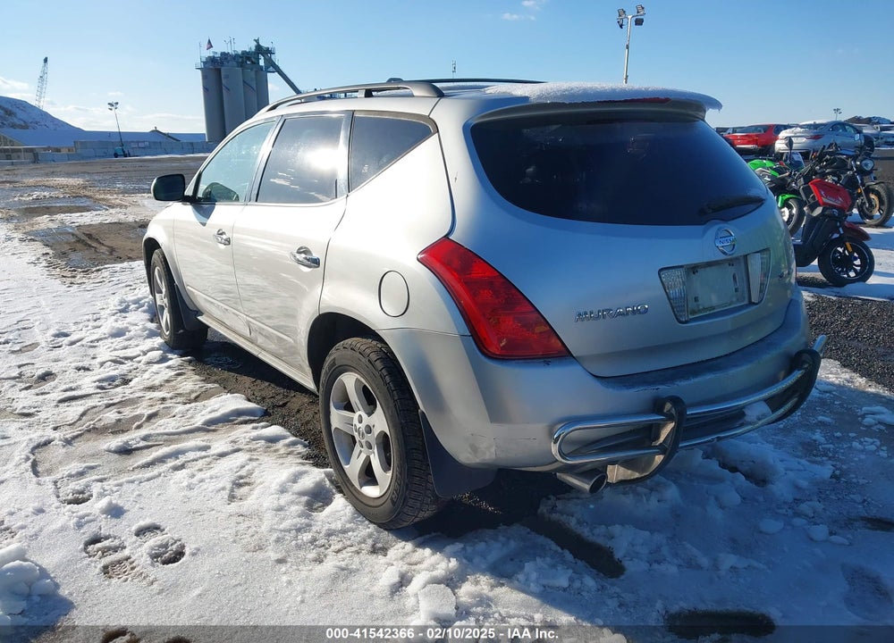 2005 NISSAN MURANO VIN: JN8AZ08W45W438158