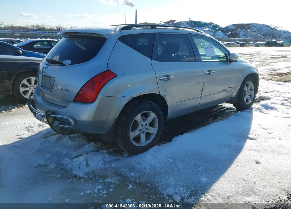 2005 NISSAN MURANO VIN: JN8AZ08W45W438158