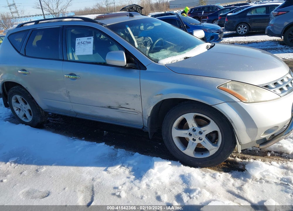 2005 NISSAN MURANO VIN: JN8AZ08W45W438158