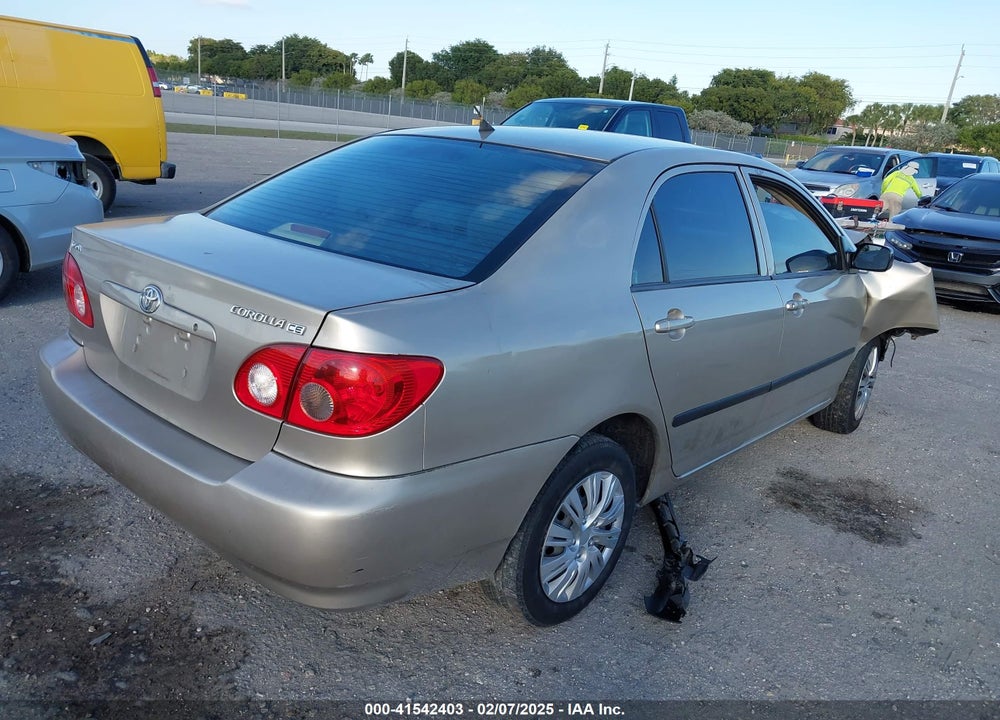 2007 TOYOTA COROLLA CE VIN: 2T1BR32E17C807698