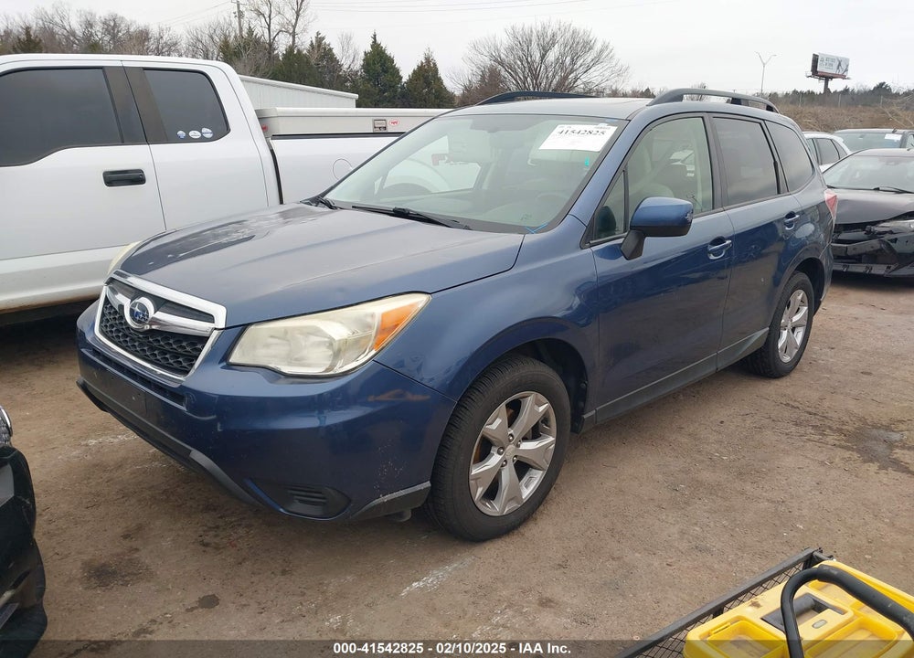 2014 SUBARU FORESTER VIN: JF2SJADC7EH402124