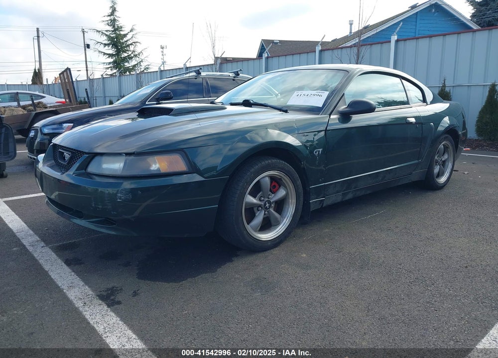 2001 FORD MUSTANG GT VIN: 1FAFP42X51F206443