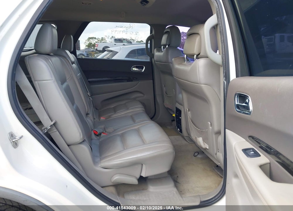 2012 DODGE DURANGO CREW VIN: 1C4RDHDG3CC182782