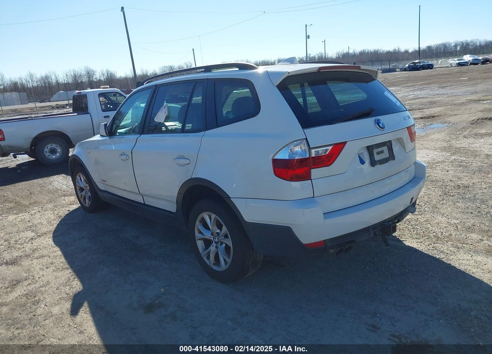 2009 BMW X3 XDRIVE30I VIN: WBXPC93499WJ29506