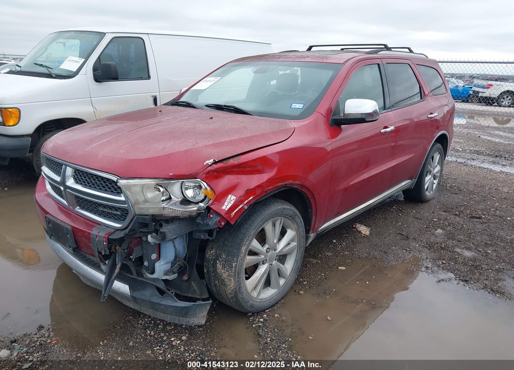 2011 DODGE DURANGO CREW VIN: 1D4RD4GG9BC653307