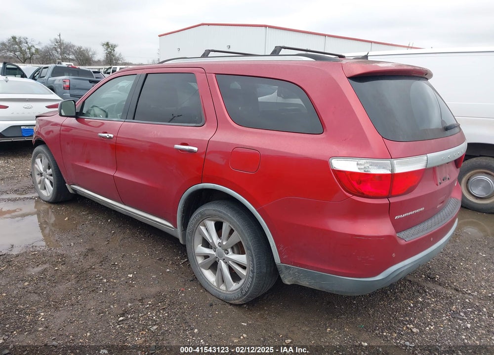 2011 DODGE DURANGO CREW VIN: 1D4RD4GG9BC653307