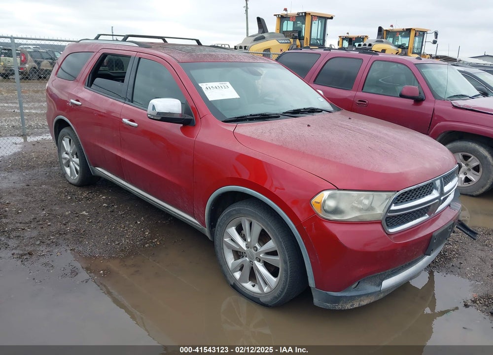 2011 DODGE DURANGO CREW VIN: 1D4RD4GG9BC653307