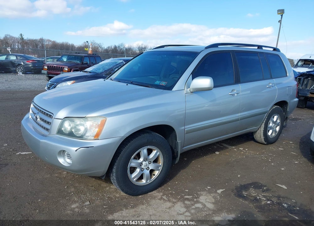2003 TOYOTA HIGHLANDER V6 VIN: JTEGF21AX30074414