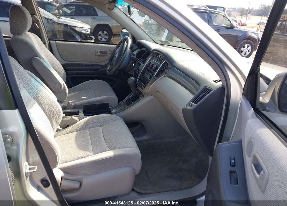 2003 TOYOTA HIGHLANDER V6 VIN: JTEGF21AX30074414