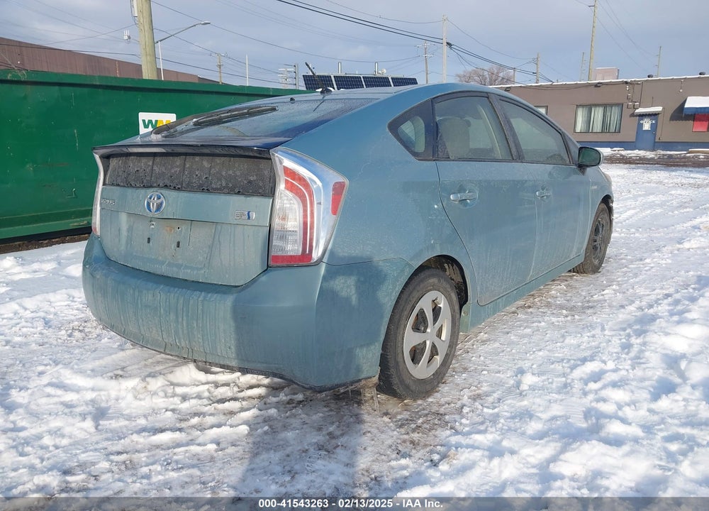 2013 TOYOTA PRIUS VIN: JTDKN3DU9D5554686