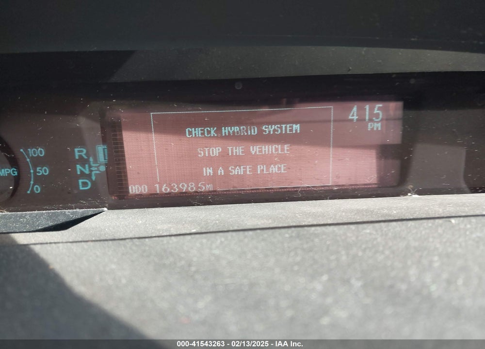 2013 TOYOTA PRIUS VIN: JTDKN3DU9D5554686