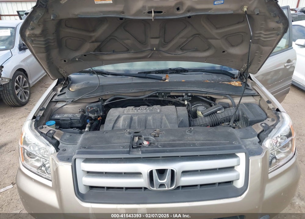 2006 HONDA PILOT EX-L VIN: 5FNYF28586B039412