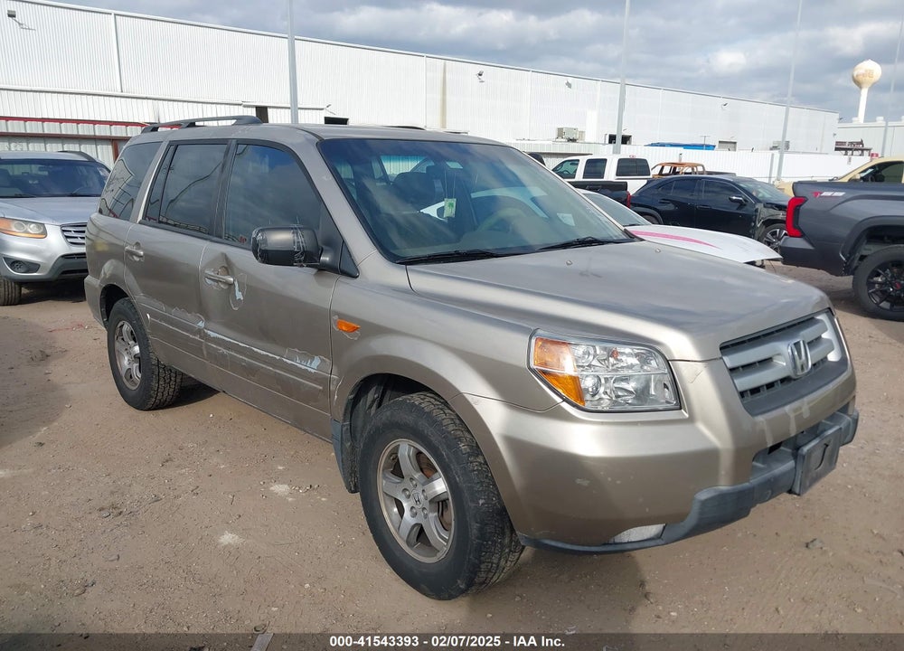 2006 HONDA PILOT EX-L VIN: 5FNYF28586B039412