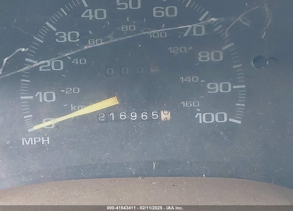 1997 CHEVROLET BLAZER LS VIN: 1GNCS13W1V2261394