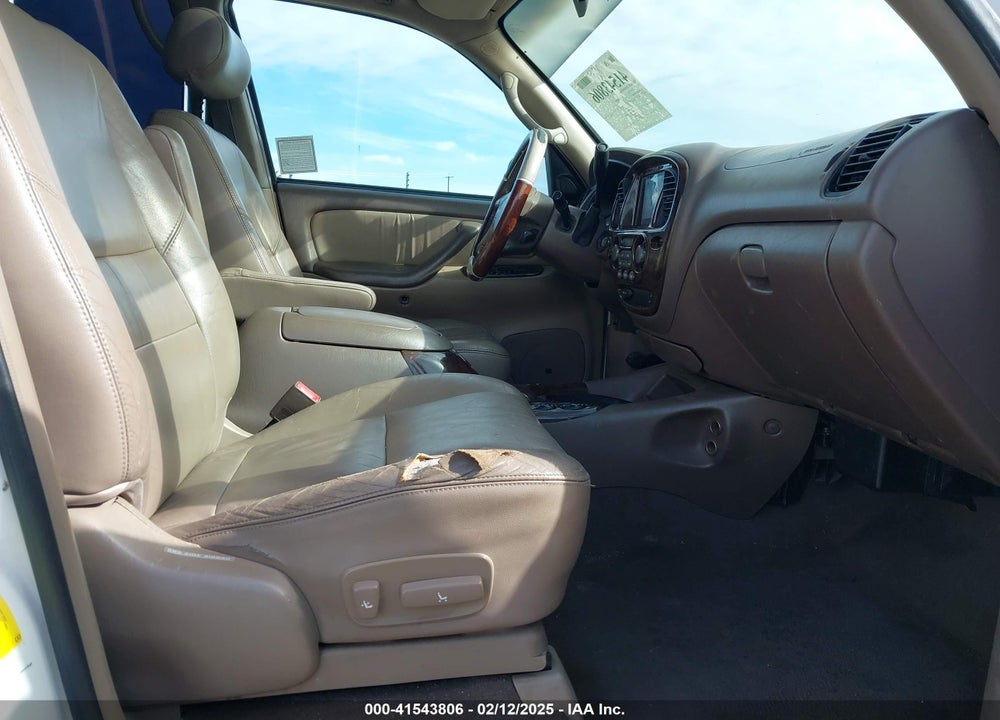 2002 TOYOTA SEQUOIA LIMITED V8 VIN: 5TDZT38A52S100253