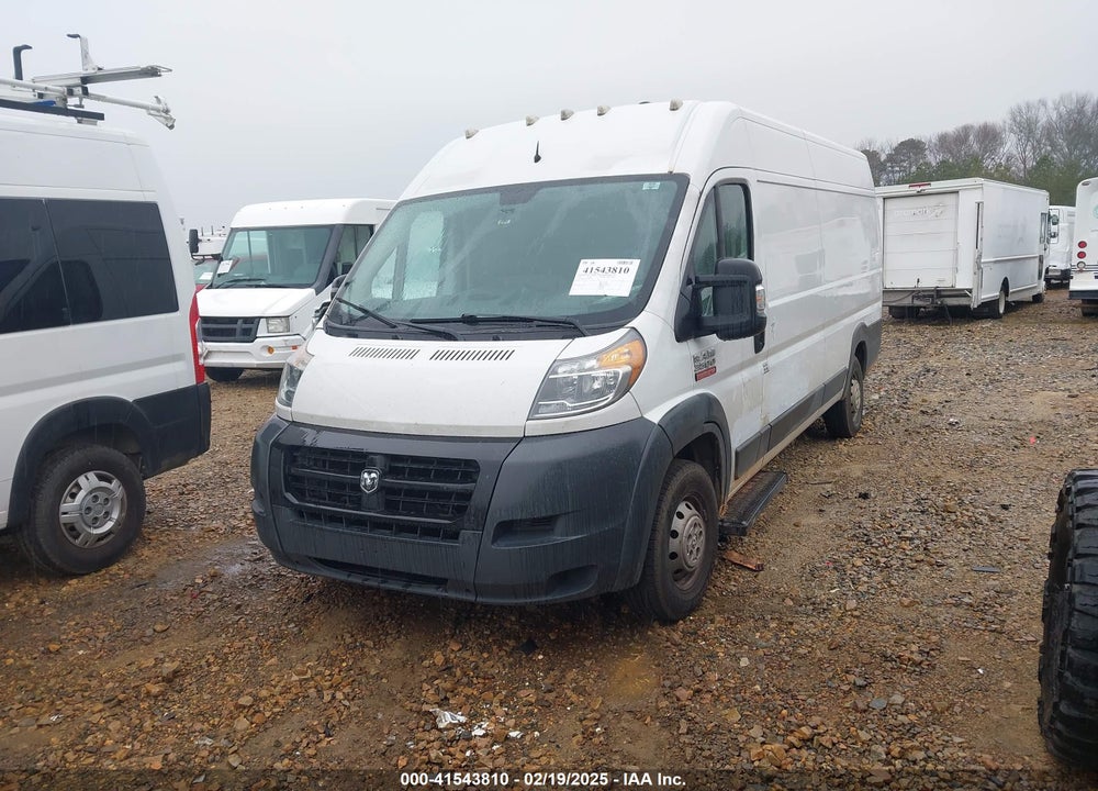 2016 RAM PROMASTER 3500 VIN: 3C6URVJG0GE127663