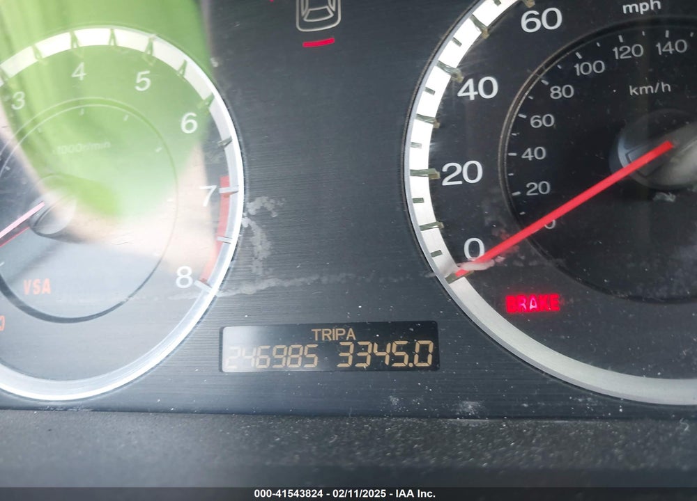 2008 HONDA ACCORD 2.4 LX VIN: 1HGCP25398A063600