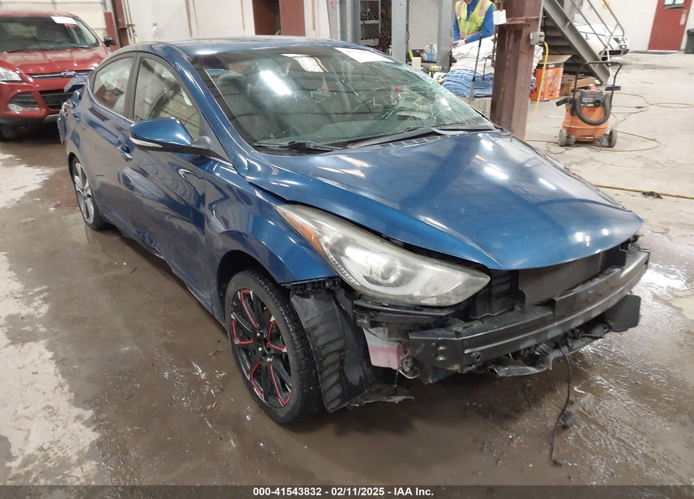 2014 HYUNDAI ELANTRA VIN: KMHDH4AH7EU156781