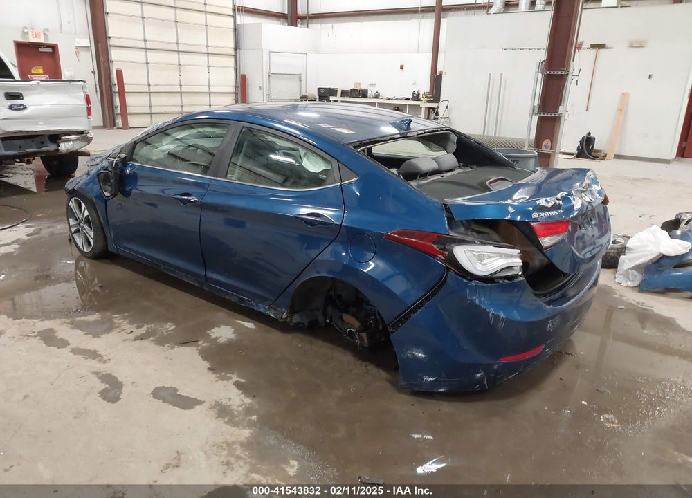2014 HYUNDAI ELANTRA VIN: KMHDH4AH7EU156781
